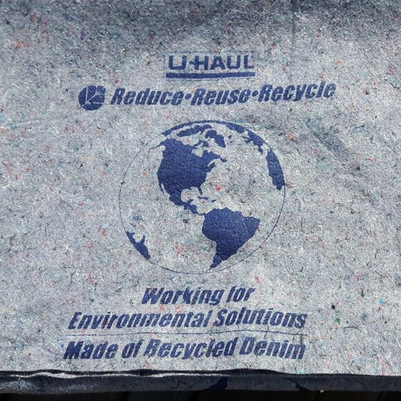UHaul Moving Blankets 70 X80 Recycled Denim Fiber - Picture 1 of 2